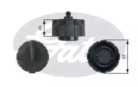 Крышка, резервуар охлаждающей жидкости GATES купить