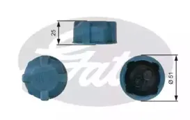 Крышка, резервуар охлаждающей жидкости GATES купить