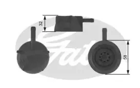 Крышка, резервуар охлаждающей жидкости GATES купить