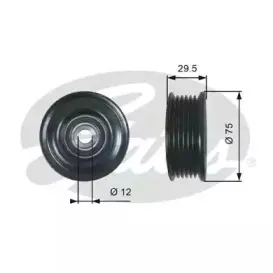 Паразитный / ведущий ролик, поликлиновой ремень GATES купить