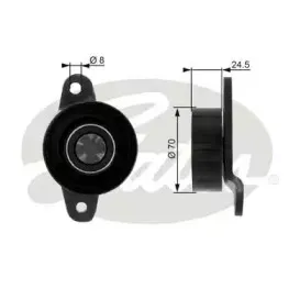 Паразитный / ведущий ролик, поликлиновой ремень GATES купить