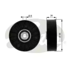 Паразитный / ведущий ролик, поликлиновой ремень GATES купить