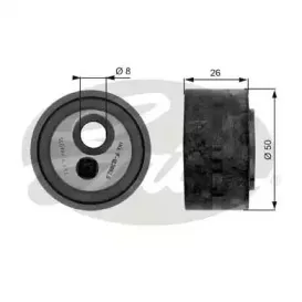 Натяжной ролик, поликлиновойремень GATES купить