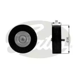 Паразитный / ведущий ролик, поликлиновой ремень GATES купить