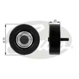 T36175 (7803-21275)  Обвідний ролик GATES DRIVEALIGN MV IDLER GATES купить