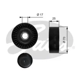 Паразитный / ведущий ролик, поликлиновой ремень GATES купить