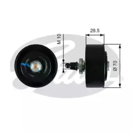 Паразитный / ведущий ролик, поликлиновой ремень GATES купить