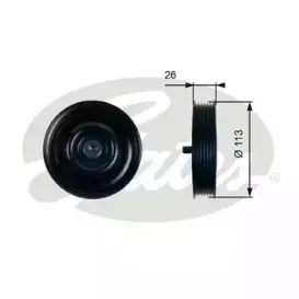 Паразитный / ведущий ролик, поликлиновой ремень GATES купить