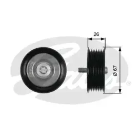 Паразитный / ведущий ролик, поликлиновой ремень GATES купить