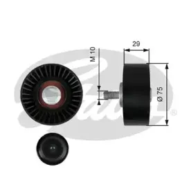 Паразитный / ведущий ролик, поликлиновой ремень GATES купить