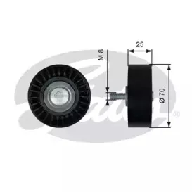 Паразитный / ведущий ролик, поликлиновой ремень GATES купить