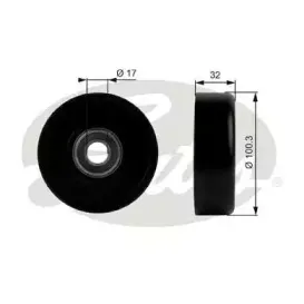 Паразитный / ведущий ролик, поликлиновой ремень GATES купить