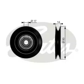 Паразитный / Ведущий ролик, клиновой ремень GATES купить