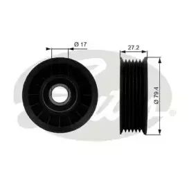 Паразитный / ведущий ролик, поликлиновой ремень GATES купить