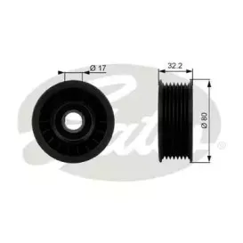 Паразитный / ведущий ролик, поликлиновой ремень GATES купить