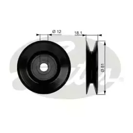 Паразитный / Ведущий ролик, клиновой ремень GATES купить