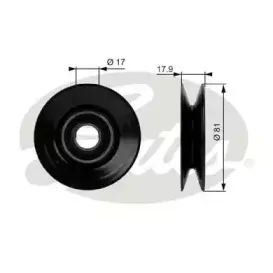 Паразитный / Ведущий ролик, клиновой ремень GATES купить