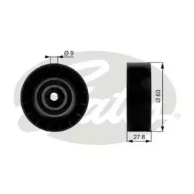 Паразитный / ведущий ролик, поликлиновой ремень GATES купить