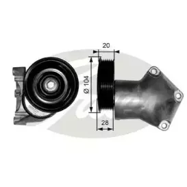 Натяжной ролик, поликлиновойремень GATES купить