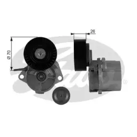 Натяжной ролик, поликлиновойремень GATES купить