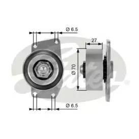 Натяжной ролик, поликлиновойремень GATES купить
