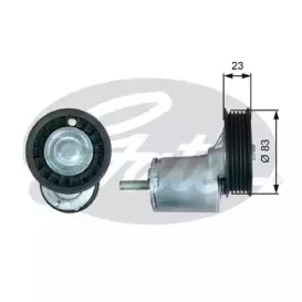 Натяжной ролик, поликлиновойремень GATES купить