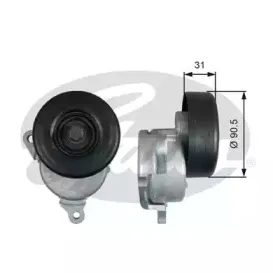 T38480 (7808-21380)  Натяжний ролик ременя GATES DRIVEALIGN MV TENS GATES купить