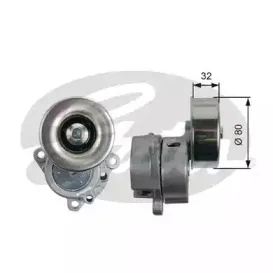 Натяжной ролик, поликлиновойремень GATES купить