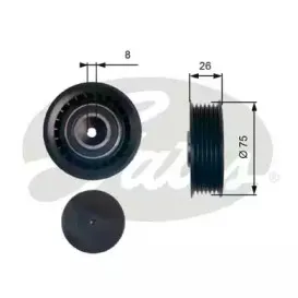 Натяжной ролик, поликлиновойремень GATES купить