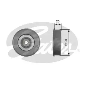 Натяжной ролик, поликлиновойремень GATES купить