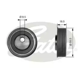 Натяжной ролик, ремень ГРМ GATES купить