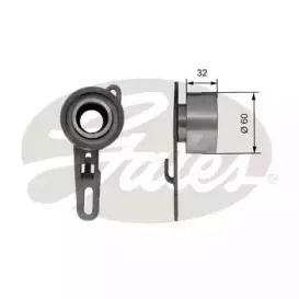 Натяжной ролик, ремень ГРМ GATES купить