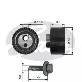 T41282 (7786-21282)  Натяжний ролик ременя ГРМ GATES POWERGRIP TENSIONER GATES купить