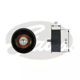 Паразитный / Ведущий ролик, зубчатый ремень GATES купить