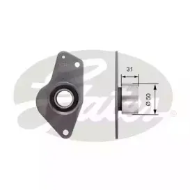 Паразитный / Ведущий ролик, зубчатый ремень GATES купить