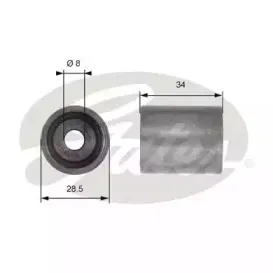 Паразитный / Ведущий ролик, зубчатый ремень GATES купить