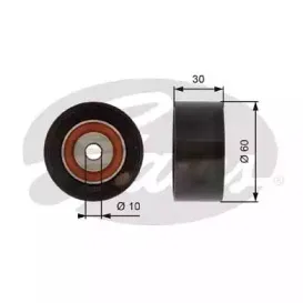 T42162 (7786-21441)  Обвідний ролик ременя ГРМ GATES POWERGRIP IDLER GATES купить