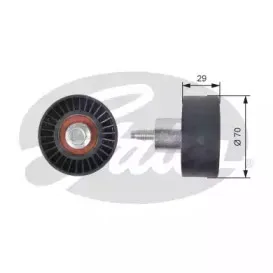 Паразитный / Ведущий ролик, зубчатый ремень GATES купить