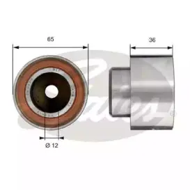 Ролик модуля натягувача ременя GATES купить