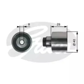 Ролик модуля натягувача ременя GATES купить