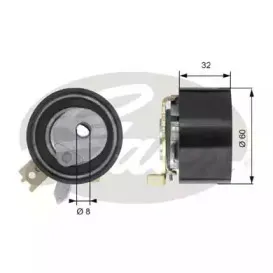 T43014 (7784-21014)  Натяжний ролик ременя ГРМ GATES POWERGRIP TENSIONER GATES купить