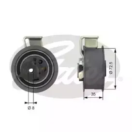 Ролик модуля натягувача ременя GATES купить