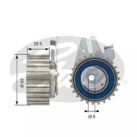 Натяжной ролик, ремень ГРМ GATES купить