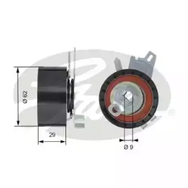 Натяжной ролик, ремень ГРМ GATES купить