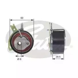 Натяжной ролик, ремень ГРМ GATES купить