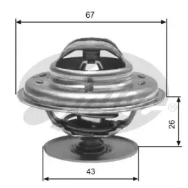Термостат, охлаждающая жидкость GATES купить