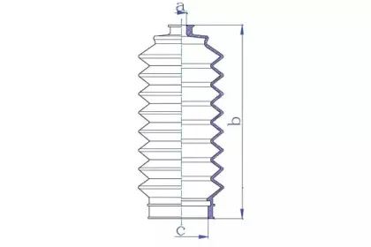 Пыльник, рулевое управление DA SILVA купить