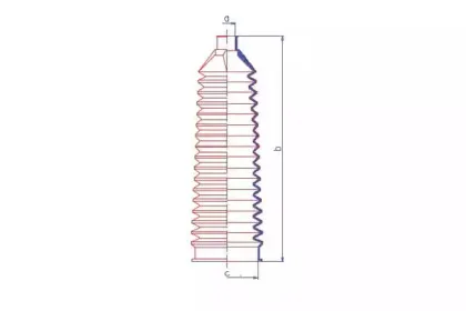 Пыльник, рулевое управление DA SILVA купить