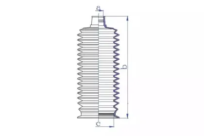 Пыльник, рулевое управление DA SILVA купить