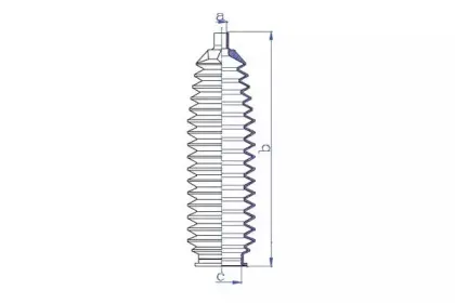 Пыльник, рулевое управление DA SILVA купить